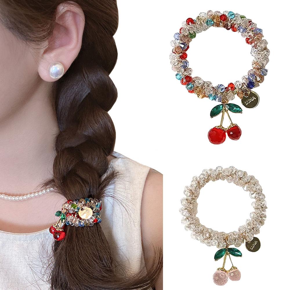 Colorful Cherry Elastic Hair Bands Decorate The Sweet Hair Of Women And Girls With Hair Ties Lucky Bracelets Hair Accessories
Colorful Cherry Elastic Hair Bands Decorate The Sweet Hair Of Women And Girls With Hair Ties Lucky Bracelets Hair Accessories