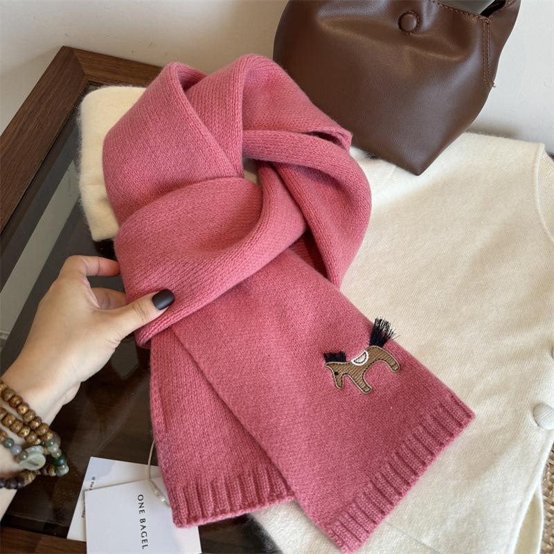 Women Wool Scarf Shawl Winter Warm Soft Pony Knitting Fashion Bandana Lady Wool Blanket Scarves Design Echarpe One Size
Women Wool Scarf Shawl Winter Warm Soft Pony Knitting Fashion Bandana Lady Wool Blanket Scarves Design Echarpe One Size