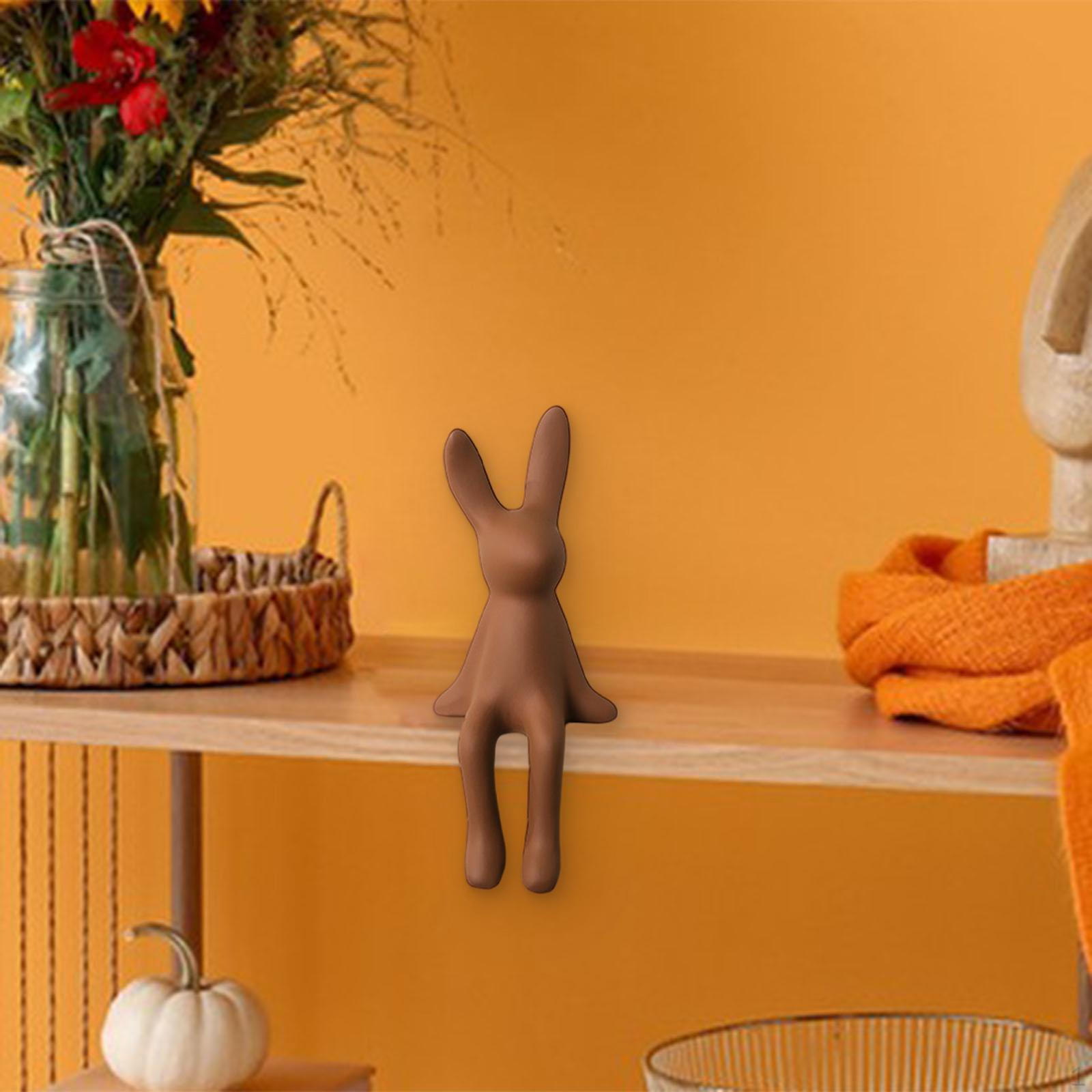 Ceramic Sitting Bunny Statue Animal Sculpture Collectible Desktop Ornament Creative Rabbit coffee color S
Ceramic Sitting Bunny Statue Animal Sculpture Collectible Desktop Ornament Creative Rabbit coffee color S