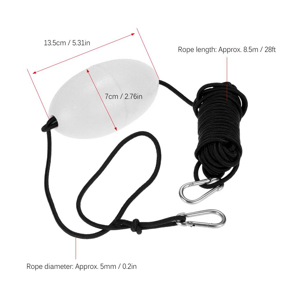 1pc Kayak Drift Tow Rope Tow Line 8.5m / 28ft Nylon Rope Stainless Steel Clips Kayak Accessory
1pc Kayak Drift Tow Rope Tow Line 8.5m / 28ft Nylon Rope Stainless Steel Clips Kayak Accessory
