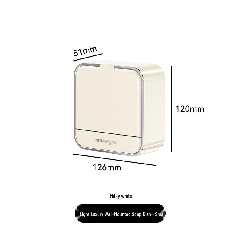 Creative Wall-Mounted Bathroom Soap Holder with Lid and Drainage
Creative Wall-Mounted Bathroom Soap Holder with Lid and Drainage