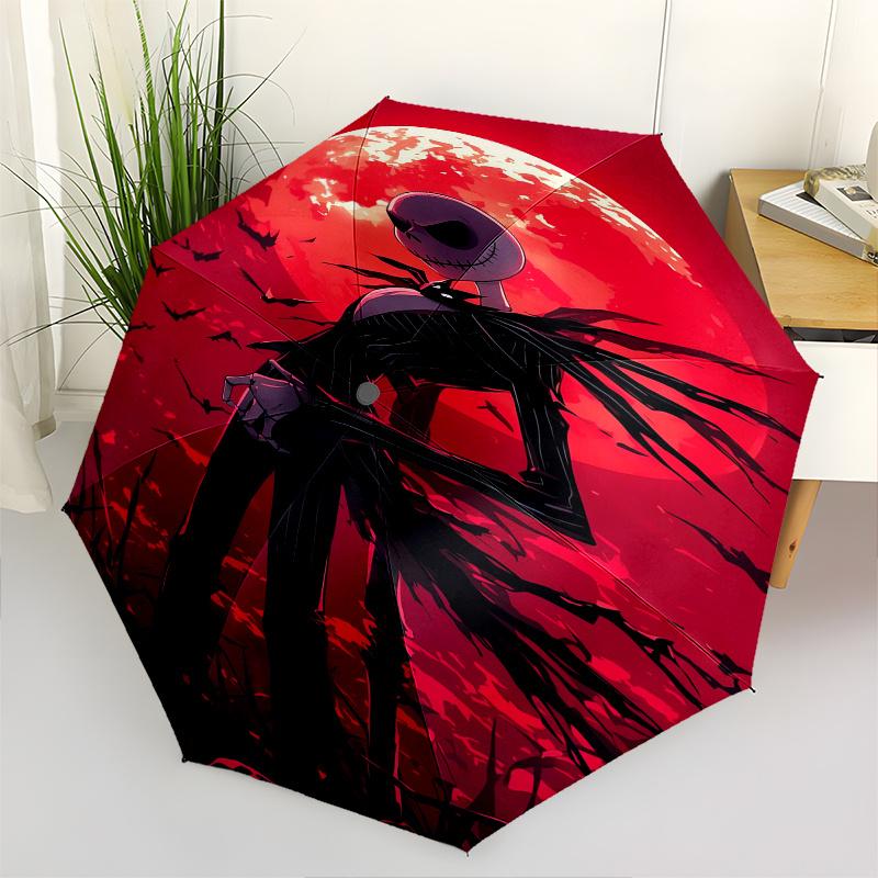 Jack Skellington,Halloween Town Automatic Opening and Closing Umbrella - 8-rib Folding Design, Lightweight and Portable, Suitable for Daily
Jack Skellington,Halloween Town Automatic Opening and Closing Umbrella - 8-rib Folding Design, Lightweight and Portable, Suitable for Daily