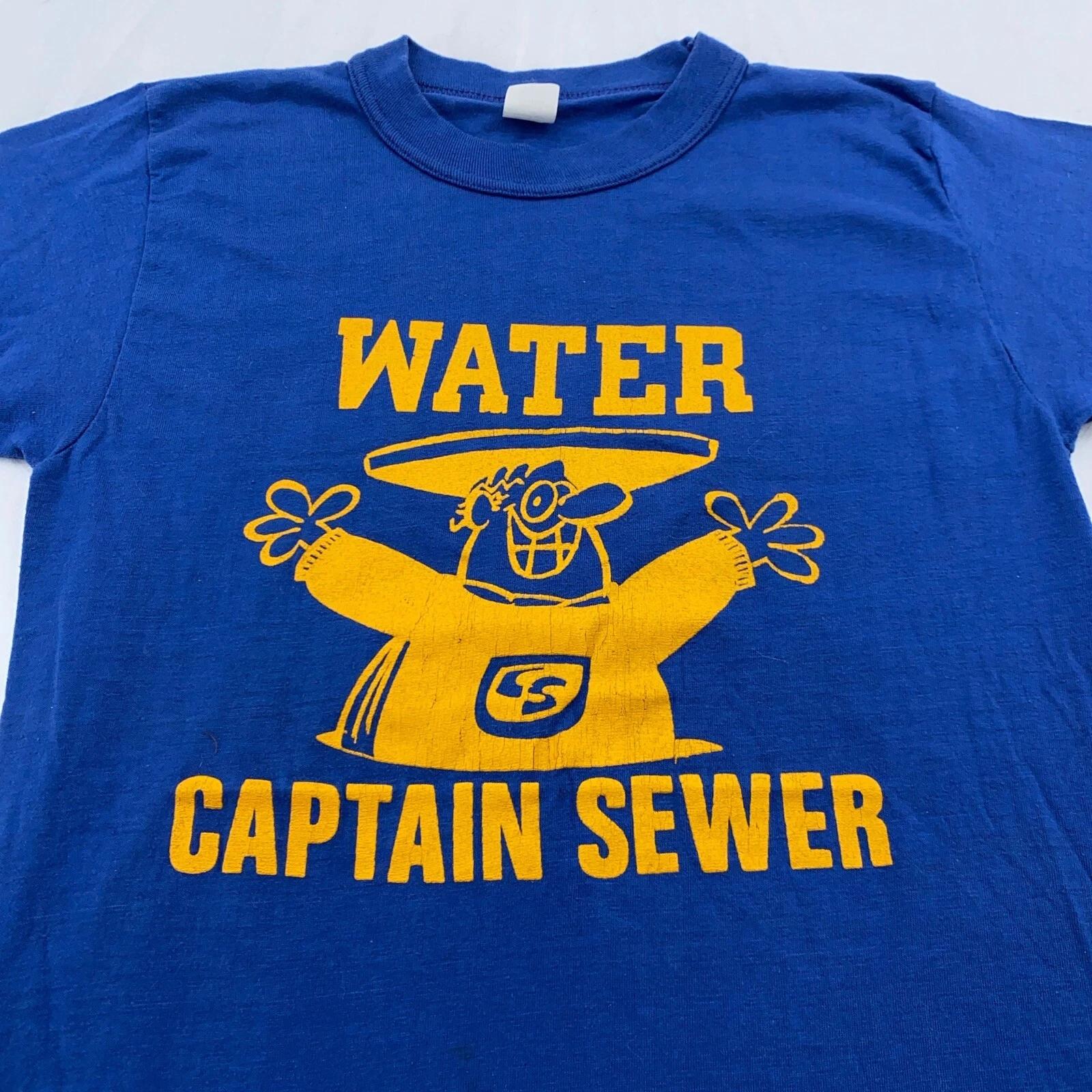 vintage 90s WATER CAPTAIN SEWER T-Shirt XXS cartoon philadelphia L
vintage 90s WATER CAPTAIN SEWER T-Shirt XXS cartoon philadelphia L
