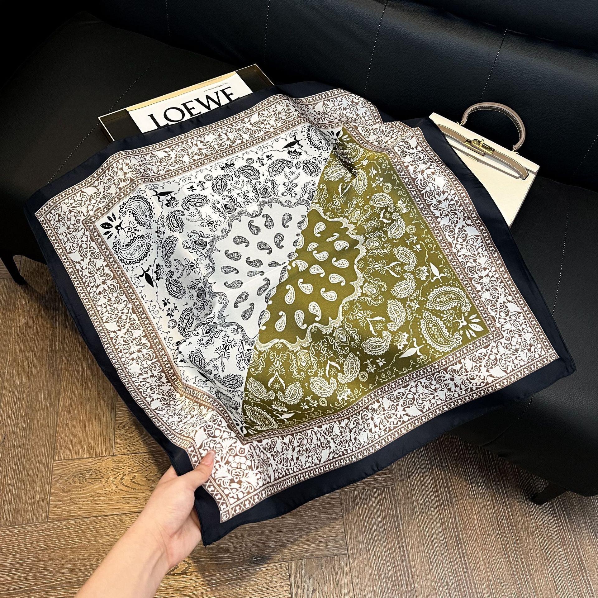 New Fashion Cashew Silk Square Scarf Women Hijab Hair Bands Neckerchief Female Satin Shawl Bag Ribbon Headband Wraps Bandana 70x70cm
New Fashion Cashew Silk Square Scarf Women Hijab Hair Bands Neckerchief Female Satin Shawl Bag Ribbon Headband Wraps Bandana 70x70cm