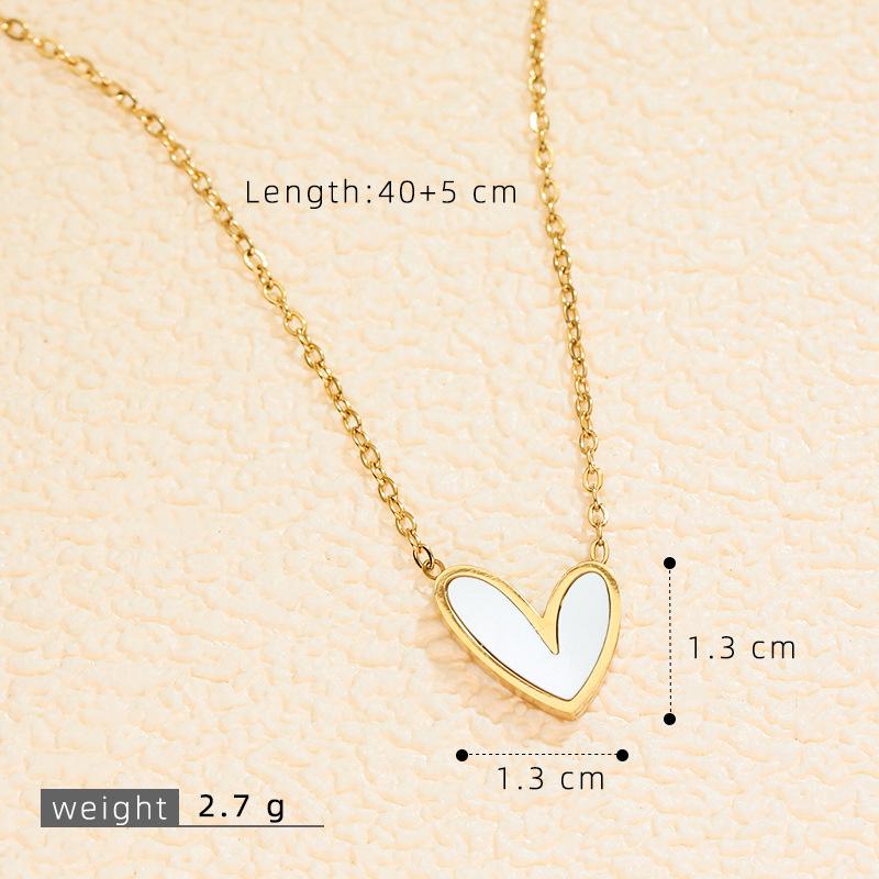 Minimalist European-American Sweetheart Geometric Necklace - Women s Stylish and Versatile Stainless Steel Design
Minimalist European-American Sweetheart Geometric Necklace - Women s Stylish and Versatile Stainless Steel Design