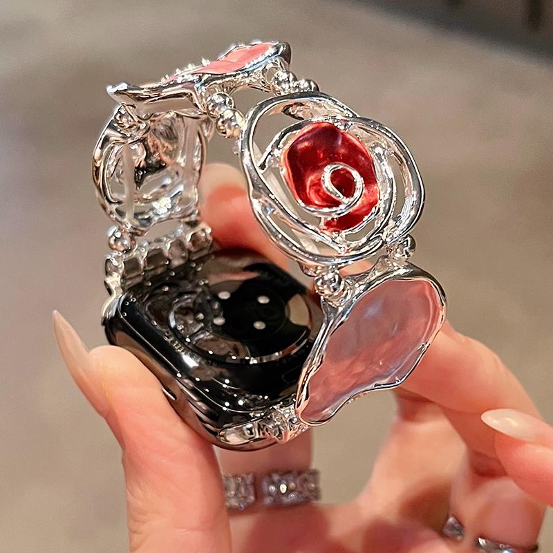 Корейский серебряный 3D металлический ремешок с цветочным узором для iWatch Series 9 8 7 6 5 Женский ремешок для Apple Watch 38 40 41 42 44 45 49 ММ 38-40-41mm красный
Корейский серебряный 3D металлический ремешок с цветочным узором для iWatch Series 9 8 7 6 5 Женский ремешок для Apple Watch 38 40 41 42 44 45 49 ММ 38-40-41mm красный