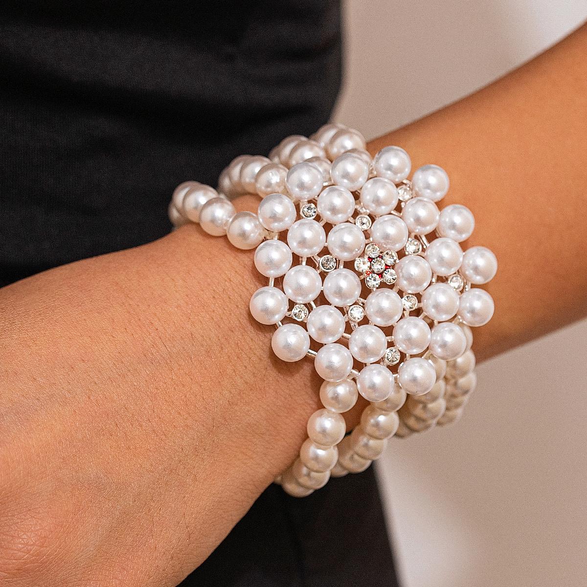 Ingemark 2Pcs Elegant Multilayer Imitation Pearl Chain Necklace Bracelet Women Wed Bridal Flower Choker Aesthetic Jewelry Set
Ingemark 2Pcs Elegant Multilayer Imitation Pearl Chain Necklace Bracelet Women Wed Bridal Flower Choker Aesthetic Jewelry Set