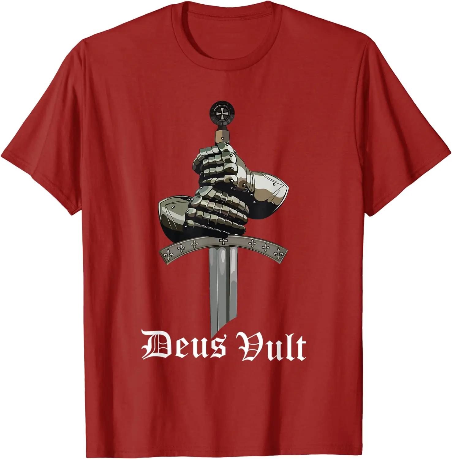 Deus Vult - католицька футболка з обладунками тамплієрів, 100% бавовна, з коротким рукавом і круглим вирізом, повсякденна чоловіча футболка, розмір S-3XL XXXXXL червоний
Deus Vult - католицька футболка з обладунками тамплієрів, 100% бавовна, з коротким рукавом і круглим вирізом, повсякденна чоловіча футболка, розмір S-3XL XXXXXL червоний