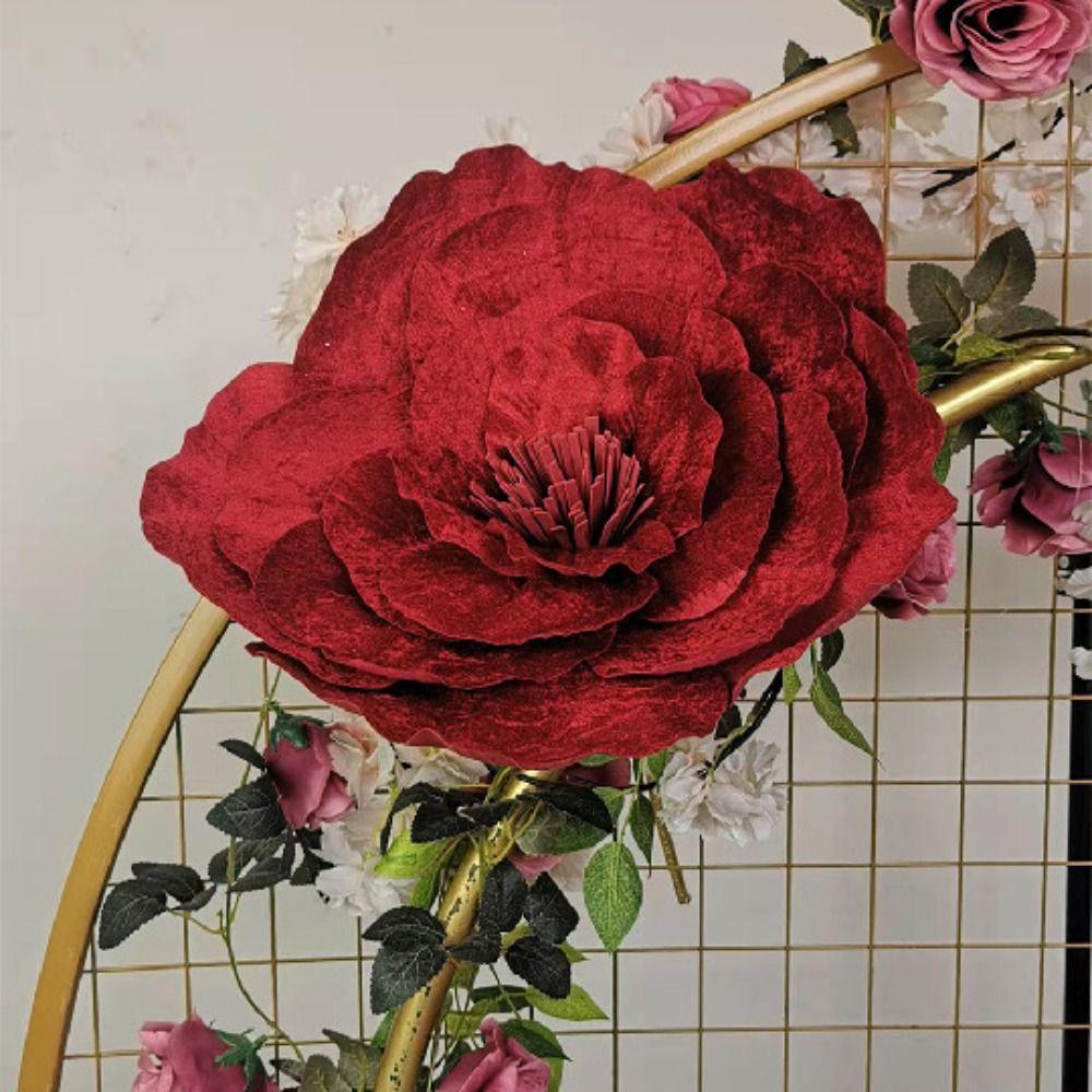 Red Simulation Velvet Peony Flowers 30/40/50cm Rose Flower Head New Artificial Fake Flower 30cm
Red Simulation Velvet Peony Flowers 30/40/50cm Rose Flower Head New Artificial Fake Flower 30cm
