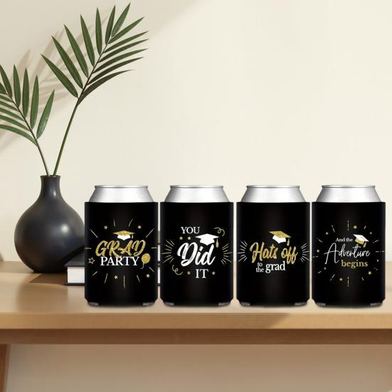 Yousheng 8Pcs Graduation Celebration Jar Cooling Sleeves Black And Gold Jar Covers for 12oz Cans 2025 Graduates Gift for College Medical School 8pcs
Yousheng 8Pcs Graduation Celebration Jar Cooling Sleeves Black And Gold Jar Covers for 12oz Cans 2025 Graduates Gift for College Medical School 8pcs