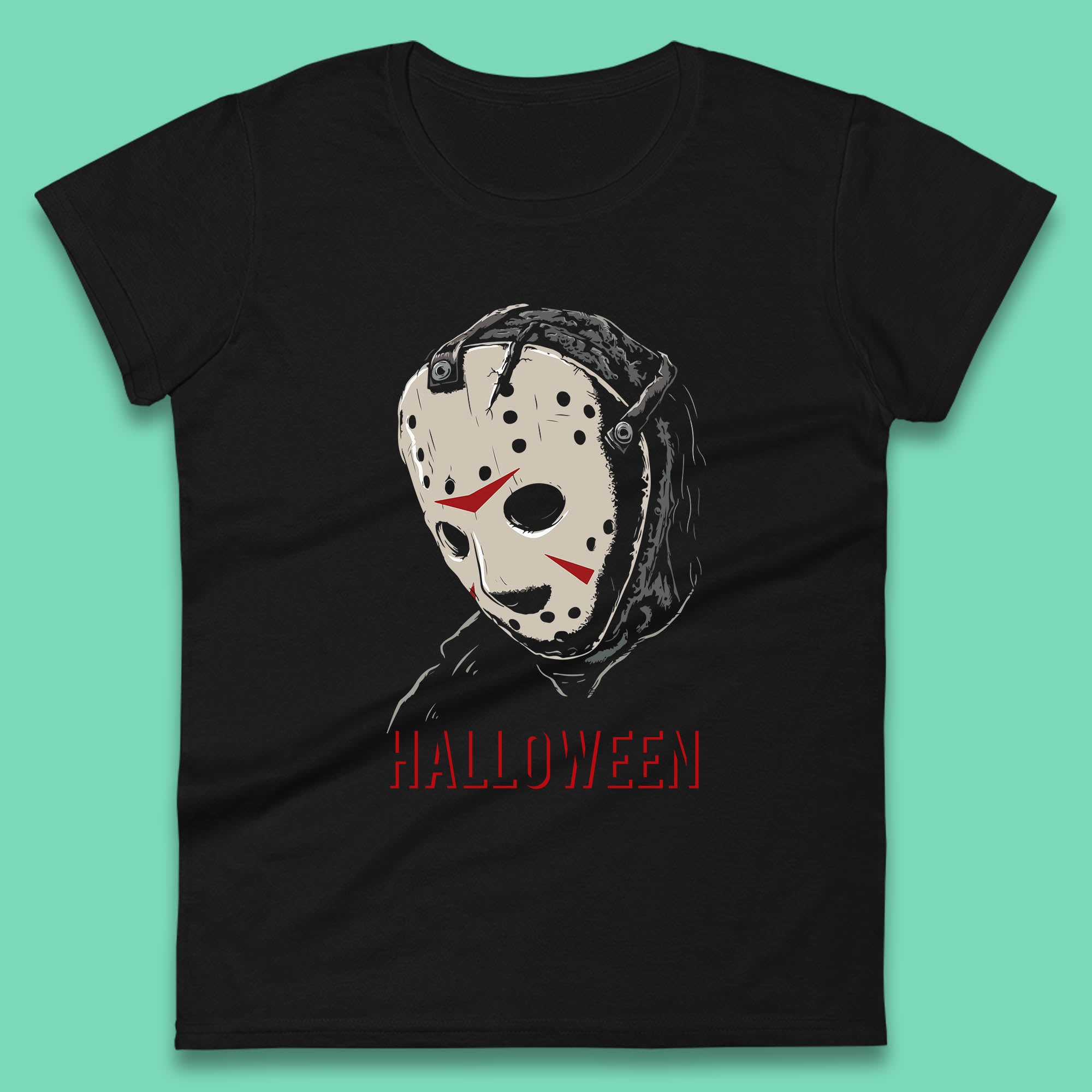 Jason Voorhees Face Mask Halloween Friday The 13th Horror Movie Character Womens Tee T Shirt Mens Tops Unisex Top S
Jason Voorhees Face Mask Halloween Friday The 13th Horror Movie Character Womens Tee T Shirt Mens Tops Unisex Top S