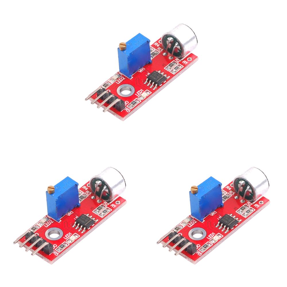 High Sensitivity Sound Sensor Detection Module Sensor Module Signal Output Indication DC 4-6V LM393 for Voice Controlled Lights
High Sensitivity Sound Sensor Detection Module Sensor Module Signal Output Indication DC 4-6V LM393 for Voice Controlled Lights