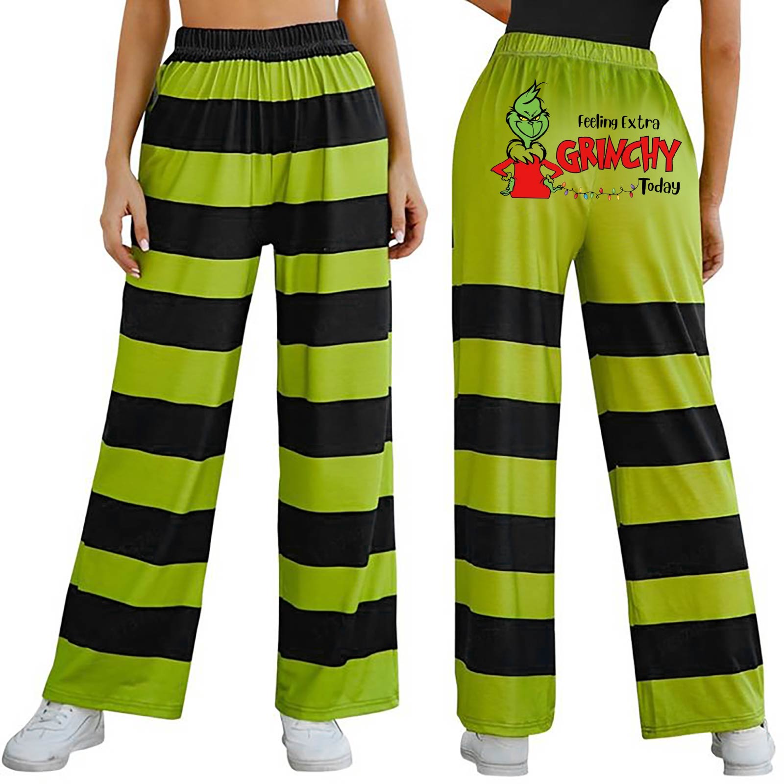Women s Casual Fashion Christmas Print Elasticated Waist Trousers Pants S червоний
Women s Casual Fashion Christmas Print Elasticated Waist Trousers Pants S червоний