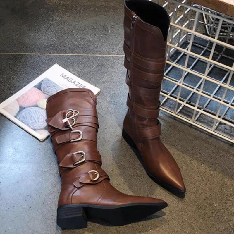 Мода 2024 года, горячая распродажа женской обуви, женские ботинки с боковой молнией, осень-зима, римские сапоги с острым носком, высокие сапоги на толстом каблуке, ковбойские сапоги 40 коричневый
Мода 2024 года, горячая распродажа женской обуви, женские ботинки с боковой молнией, осень-зима, римские сапоги с острым носком, высокие сапоги на толстом каблуке, ковбойские сапоги 40 коричневый