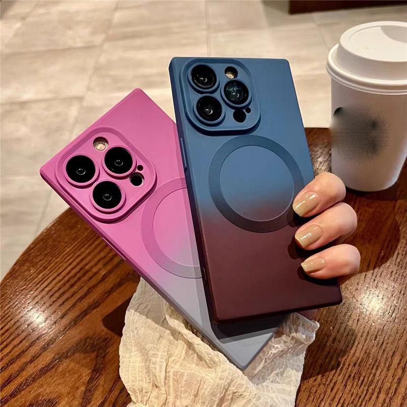 Чехол Ottwn Luxury Wireless Charge Gradient для iPhone 15 14 12 13 11 Pro Max Plus, мягкий магнитный силиконовый задний бампер For iPhone 15 Plus
Чехол Ottwn Luxury Wireless Charge Gradient для iPhone 15 14 12 13 11 Pro Max Plus, мягкий магнитный силиконовый задний бампер For iPhone 15 Plus