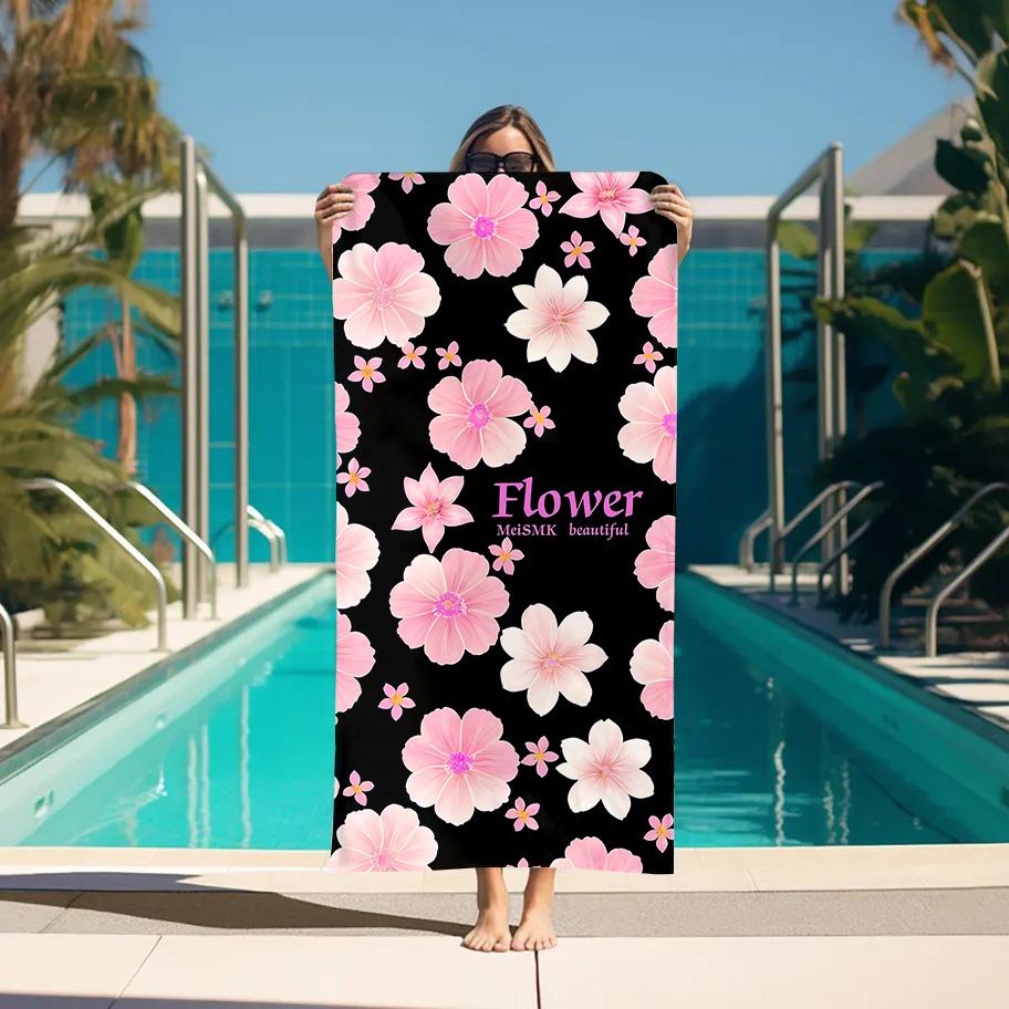 Large Bath Towel Flowers Sauna Beach Towels Bathroom Accessories Personal Care Spa Quick Drying Towels For Home Gym Set Sports W40*H60(CM)
Large Bath Towel Flowers Sauna Beach Towels Bathroom Accessories Personal Care Spa Quick Drying Towels For Home Gym Set Sports W40*H60(CM)