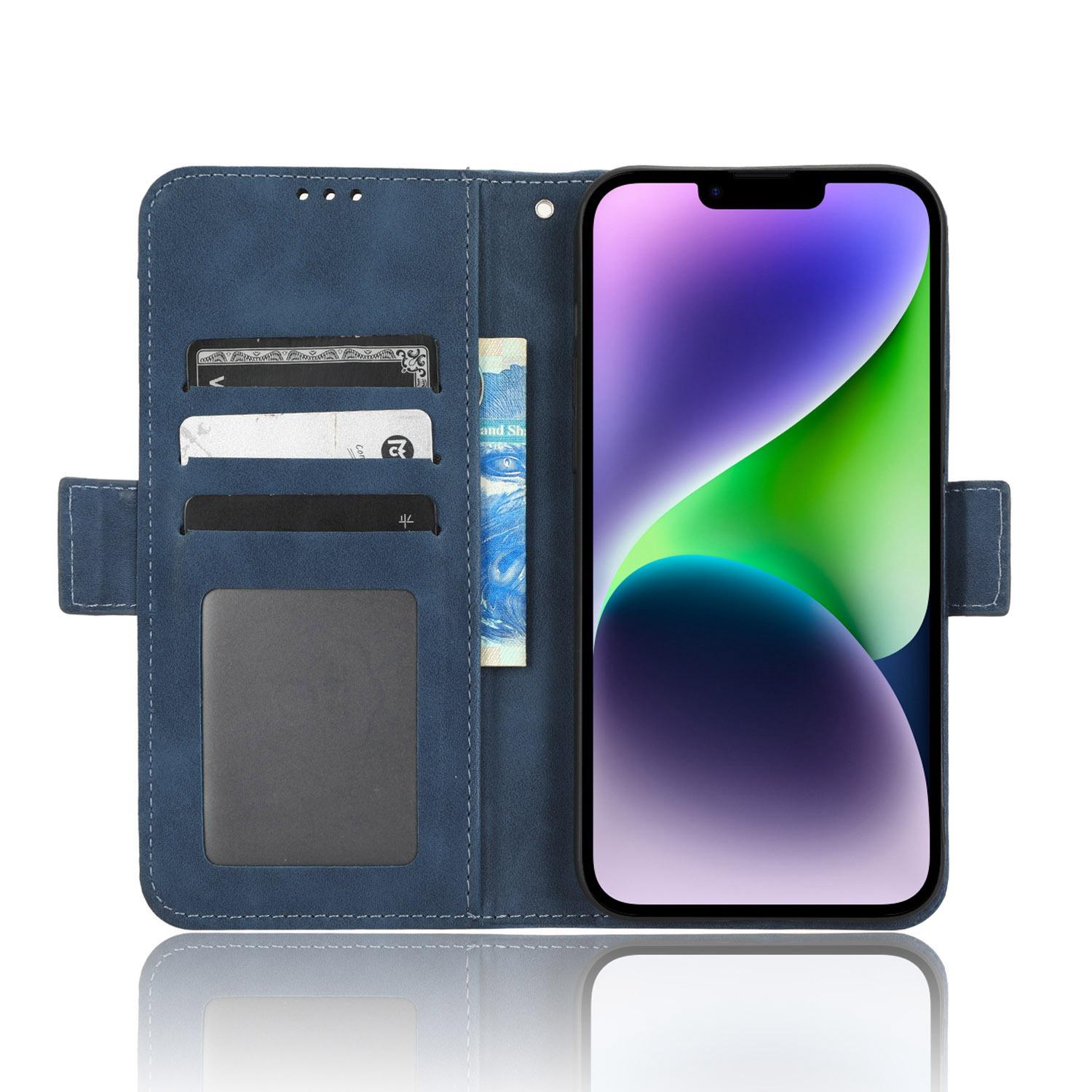 Multiple Card Slots Stand Phone Case for iPhone 14 Plus 6.7 inch,Anti-scratch PU Leather Cover Wallet Blue
Multiple Card Slots Stand Phone Case for iPhone 14 Plus 6.7 inch,Anti-scratch PU Leather Cover Wallet Blue
