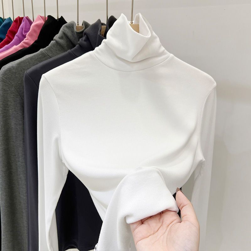 Elegant Threaded Turtleneck Base Shirt Women s Spring Vintage Underwear Thin Slim T-shirt Office Lady Heap Collar Casual Tops 2026 New S белый
Elegant Threaded Turtleneck Base Shirt Women s Spring Vintage Underwear Thin Slim T-shirt Office Lady Heap Collar Casual Tops 2026 New S белый