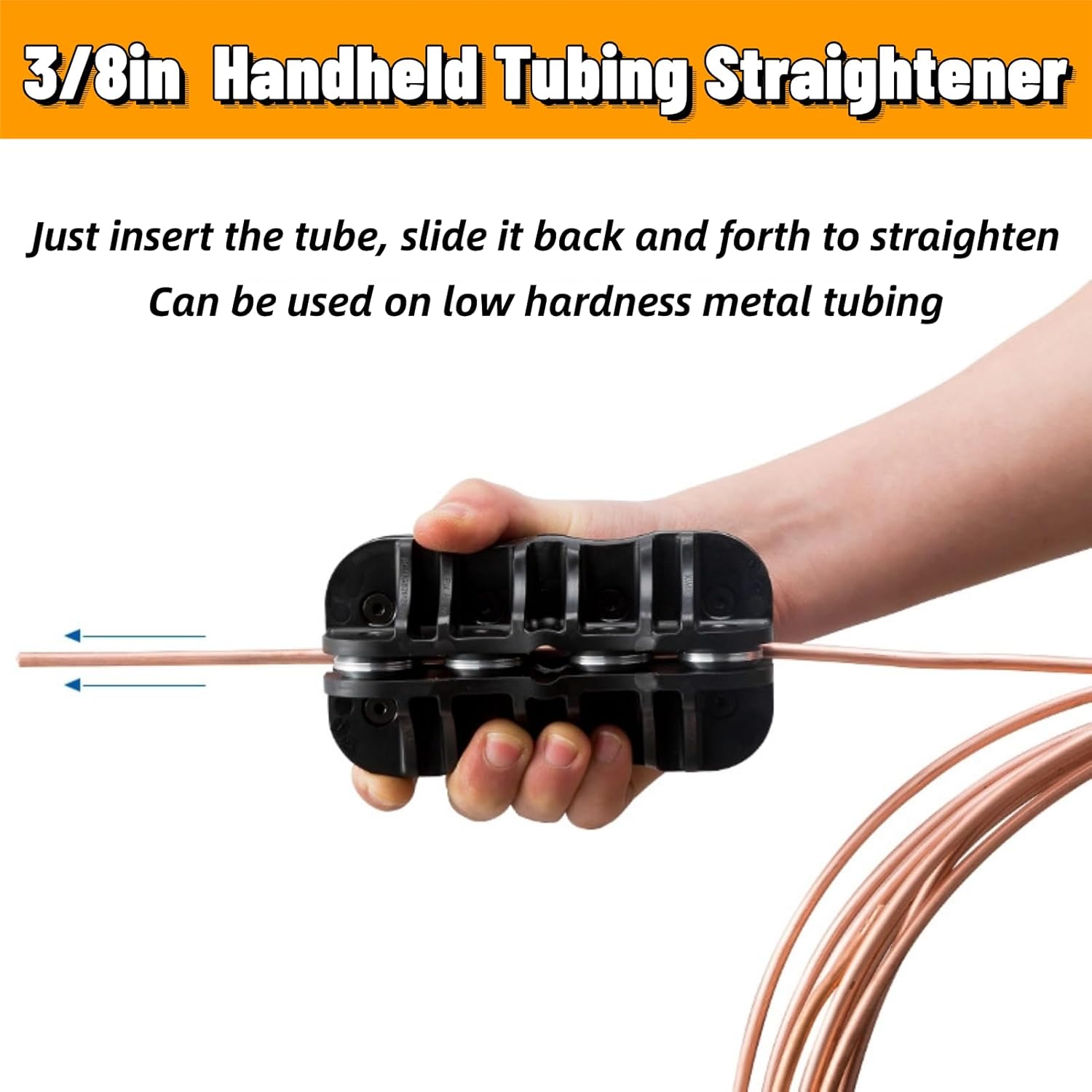 Acouto 3/8in Tubing Straightener, Handheld 3/8 Pipe Straightener Wire Tube Brake Line Straightener Tool Universal for Brake Fuel System Lines or
Acouto 3/8in Tubing Straightener, Handheld 3/8 Pipe Straightener Wire Tube Brake Line Straightener Tool Universal for Brake Fuel System Lines or