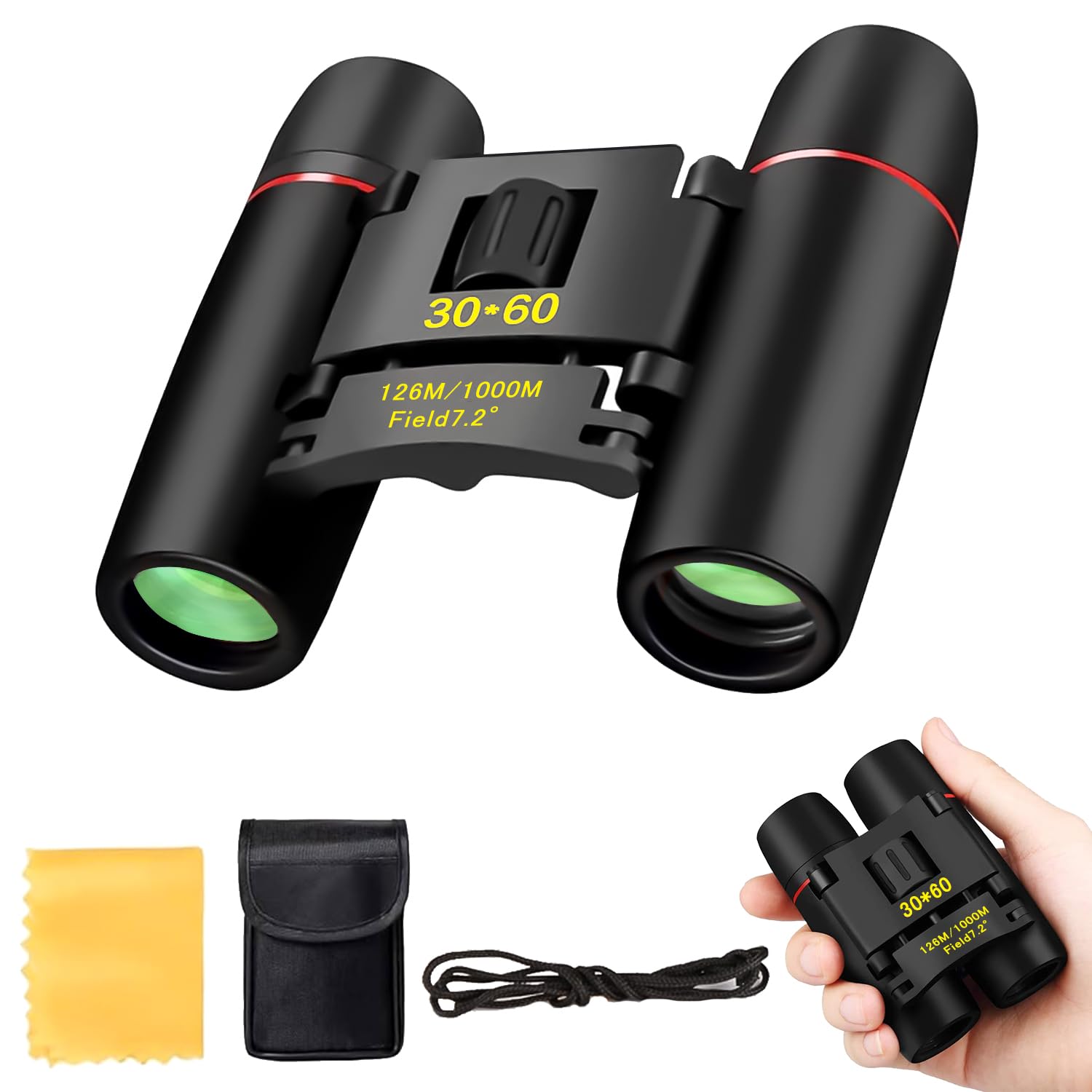 Бінокль FOYOU for Live 20x Opera Binoculars for Small Ultra Підходить для дітей і регулюється Менше втоми навіть під час прямого перегляду гори чорний
Бінокль FOYOU for Live 20x Opera Binoculars for Small Ultra Підходить для дітей і регулюється Менше втоми навіть під час прямого перегляду гори чорний