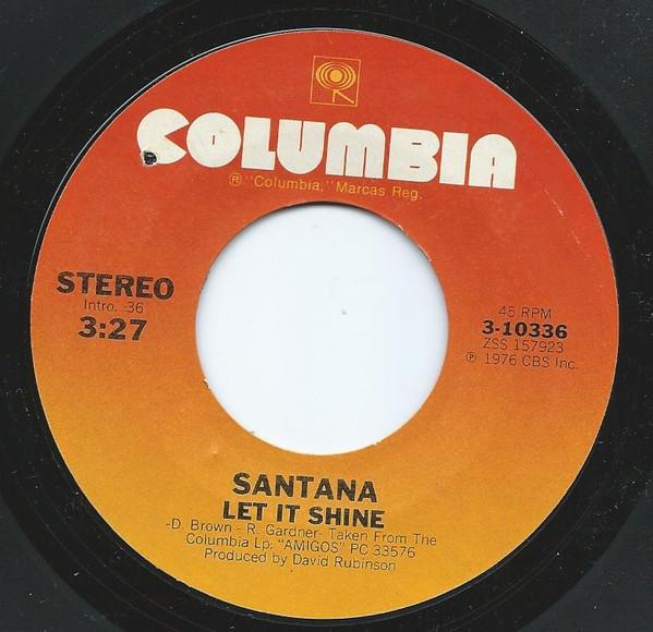 7-дюймовая пластинка SANTANA Let It Shine 310336 Columbia 1976 США Рок Б/у
7-дюймовая пластинка SANTANA Let It Shine 310336 Columbia 1976 США Рок Б/у