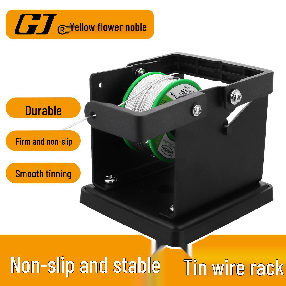 Yellow Flower Tin Wire Rack ST-98: Soldering Iron Repair Tool & Wire Holder
Yellow Flower Tin Wire Rack ST-98: Soldering Iron Repair Tool & Wire Holder