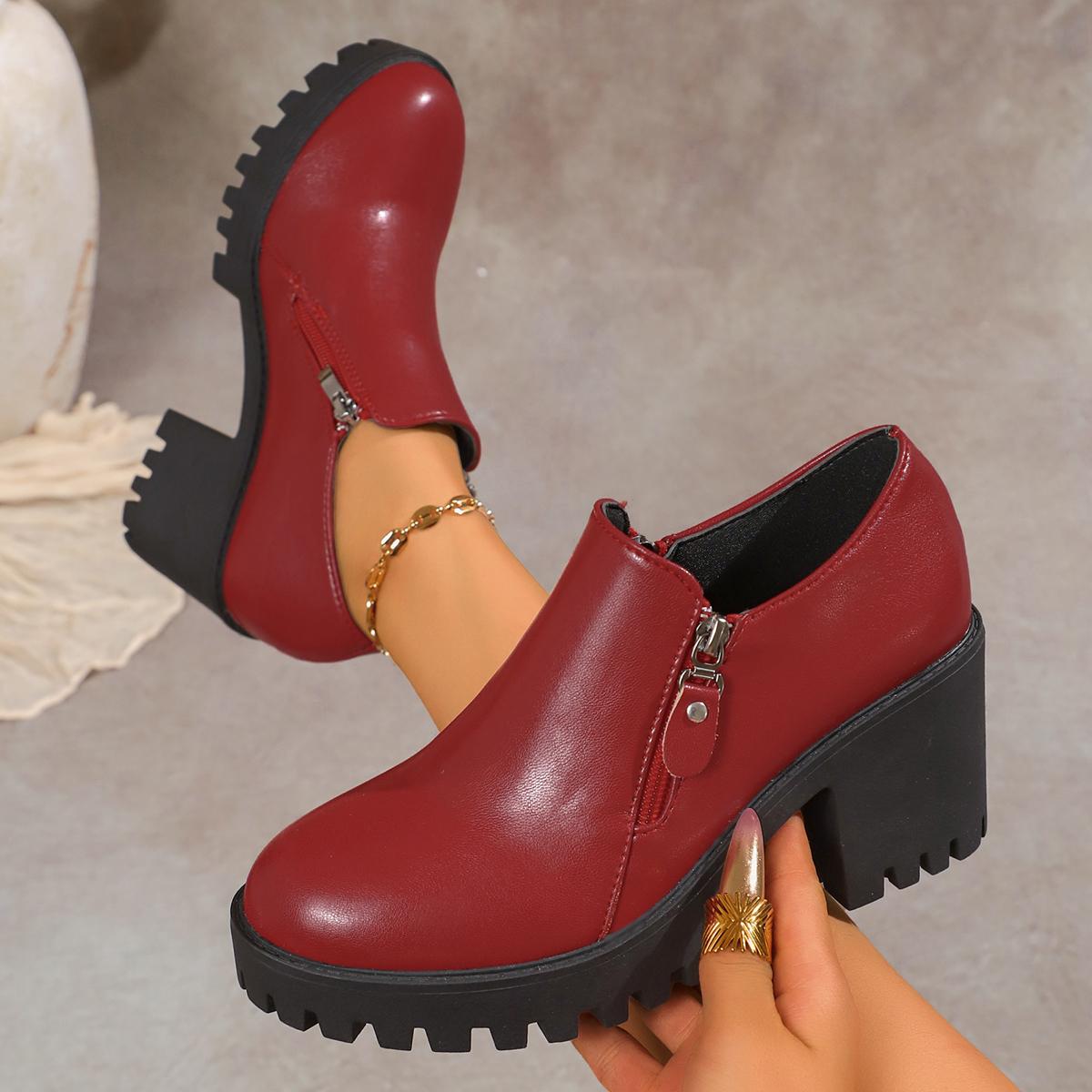 Модные женские туфли-лодочки на высоком каблуке, модные удобные каблуки, женские повседневные ботинки на толстом каблуке однотонные, с круглым носком, туфли на высоком каблуке для женщин 43 красный
Модные женские туфли-лодочки на высоком каблуке, модные удобные каблуки, женские повседневные ботинки на толстом каблуке однотонные, с круглым носком, туфли на высоком каблуке для женщин 43 красный