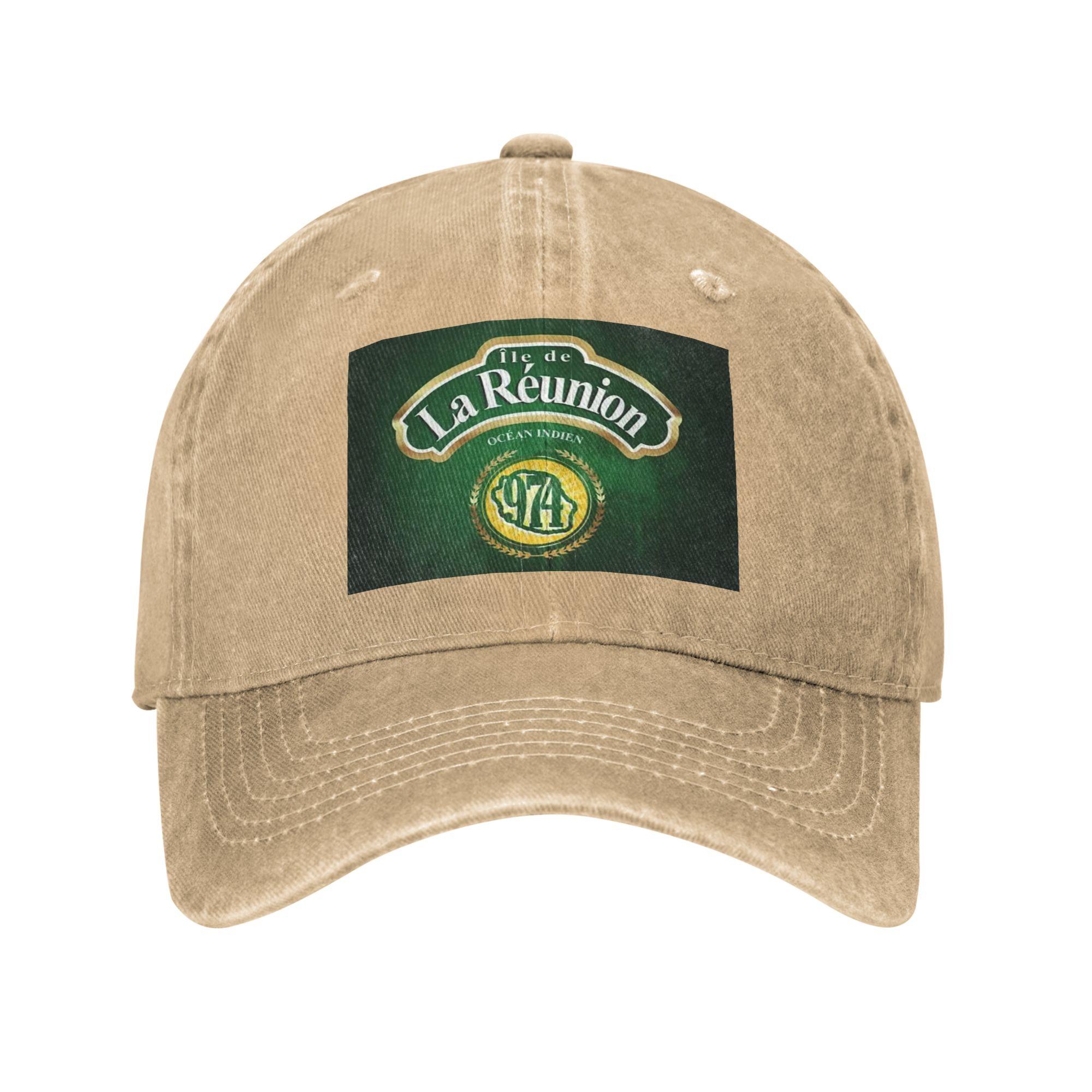 974 Reunion Island Flag Washed Denim Cap Casual Baseball Caps Adjustable Hat Summer Unisex Baseball Hats One Size
974 Reunion Island Flag Washed Denim Cap Casual Baseball Caps Adjustable Hat Summer Unisex Baseball Hats One Size