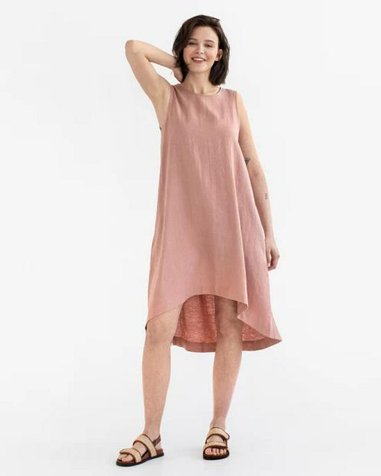 Summer Cotton Linen Solid Color Sleeveless Irregular Round Neck Long Dress Small лавандовый
Summer Cotton Linen Solid Color Sleeveless Irregular Round Neck Long Dress Small лавандовый