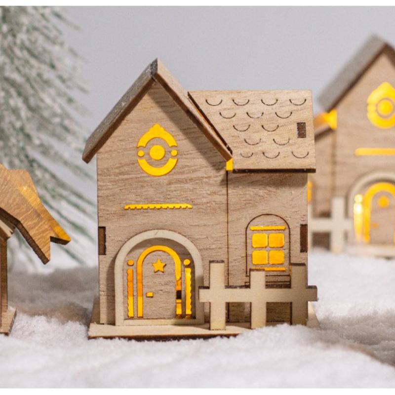 1Pc Christmas Decoration, Glowing Wooden Cabin Ornaments, Small House Home Decor, Holiday Wooden Crafts, Creative Ornaments
1Pc Christmas Decoration, Glowing Wooden Cabin Ornaments, Small House Home Decor, Holiday Wooden Crafts, Creative Ornaments