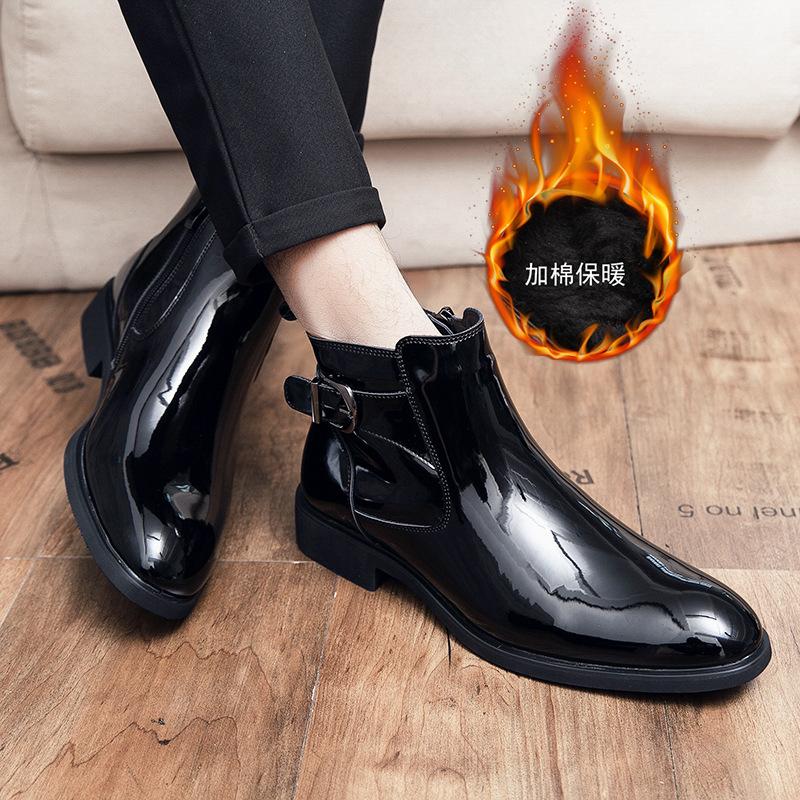 Leather shoes men s British leather shoes men s velvet business dress fashion shoes light leather glossy leather shoes nightclub casual leathe 37
Leather shoes men s British leather shoes men s velvet business dress fashion shoes light leather glossy leather shoes nightclub casual leathe 37