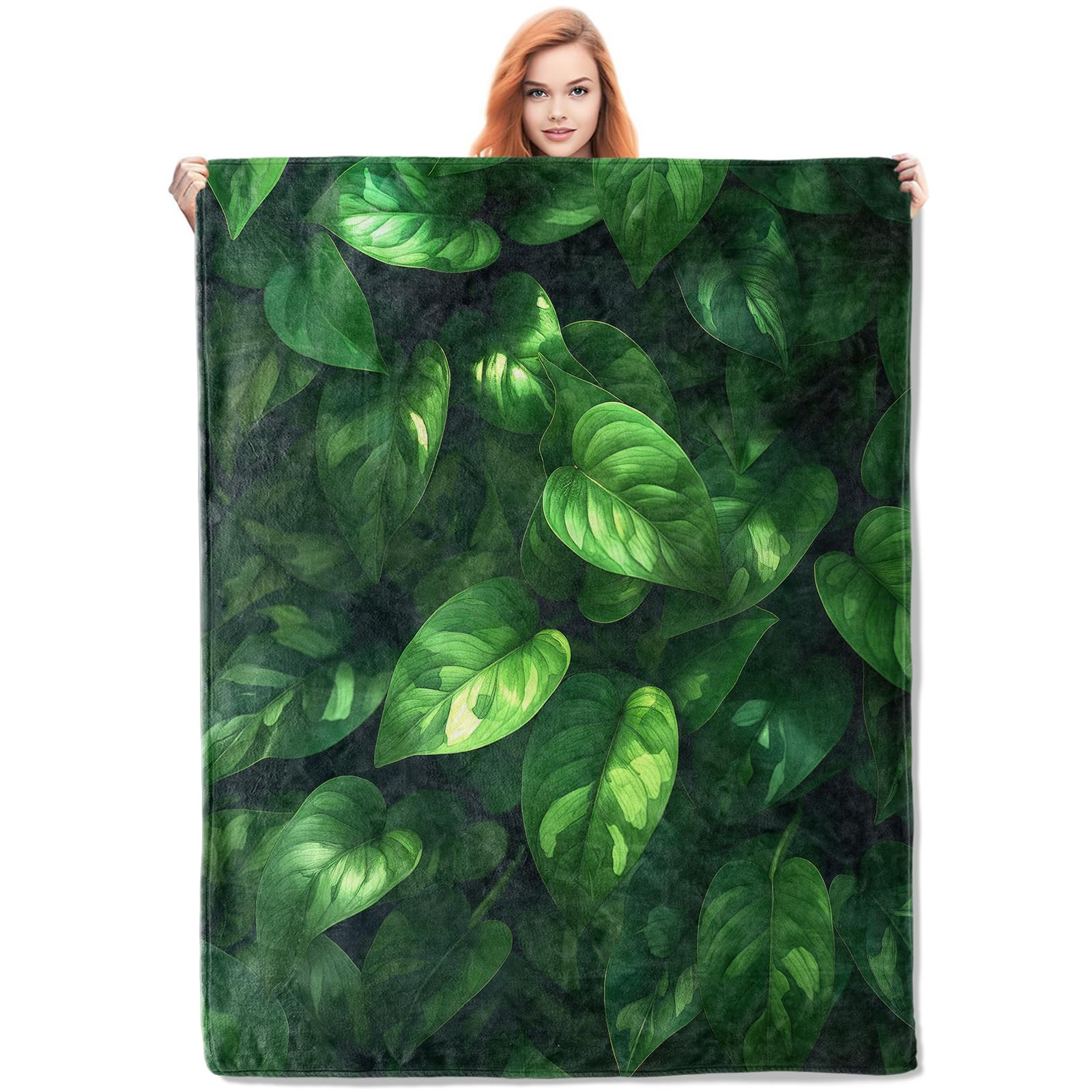 Leaf Throw Blanket, Soft Flannel Cozy Botanical Plant Fern Wildflower Blanket for Bed Couch Sofa Room Office Travel Home Decor 75x90cm
Leaf Throw Blanket, Soft Flannel Cozy Botanical Plant Fern Wildflower Blanket for Bed Couch Sofa Room Office Travel Home Decor 75x90cm