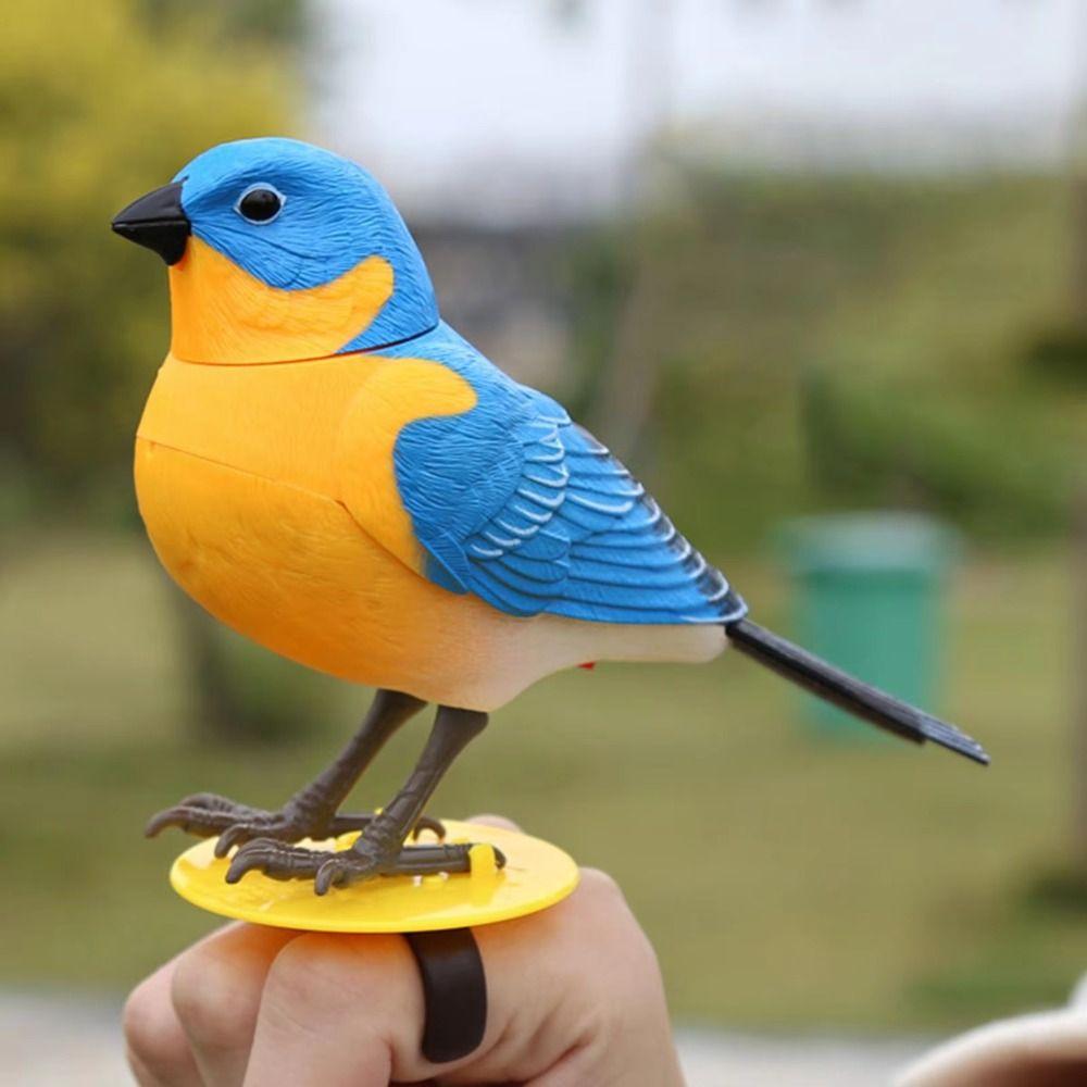 Artificial Bird Interactive Bird Toy Motion Sound Control Robot Birds Kids Toy Blue 
Artificial Bird Interactive Bird Toy Motion Sound Control Robot Birds Kids Toy Blue