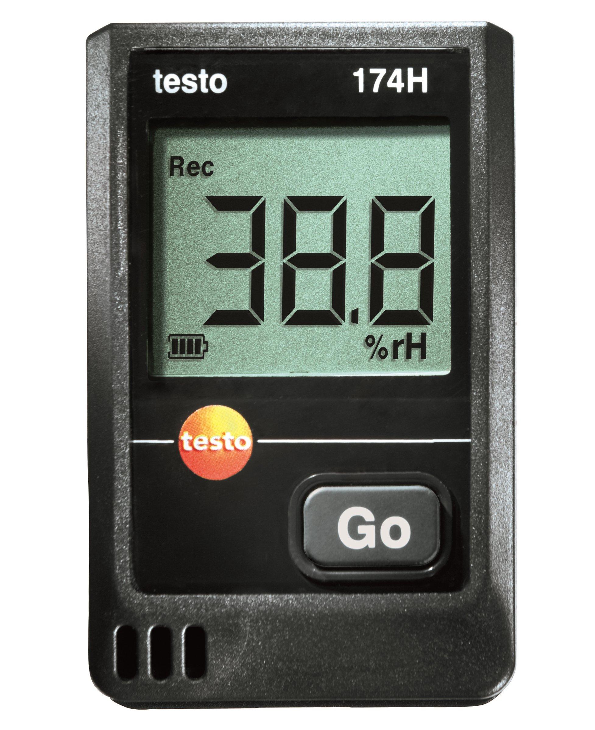 Testo Mini Temperature and Humidity Data Logger testo 174 H 2ch single unit 0572 6560 чорний
Testo Mini Temperature and Humidity Data Logger testo 174 H 2ch single unit 0572 6560 чорний