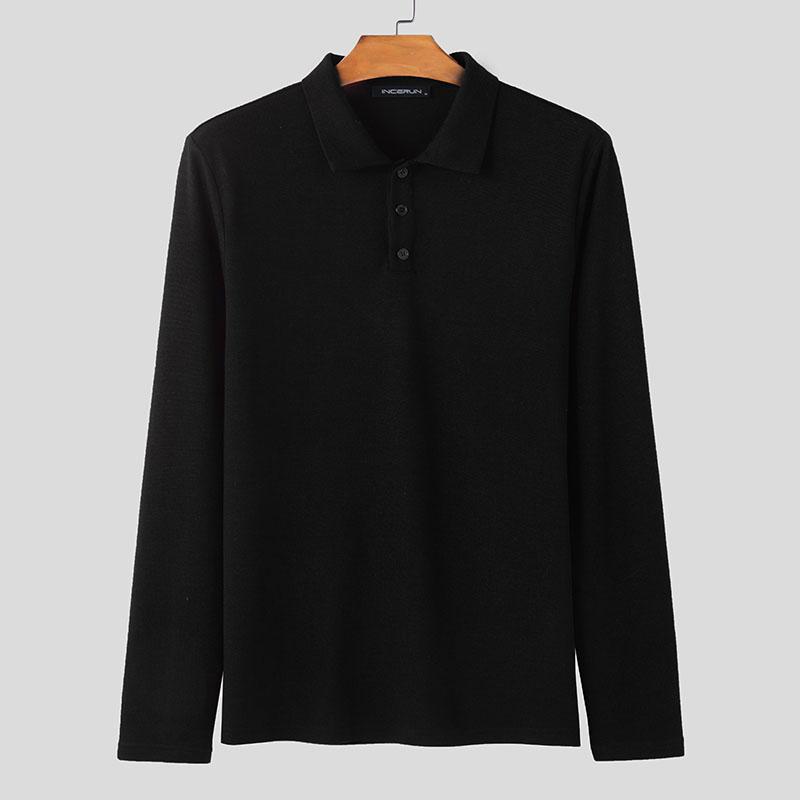 INCERUN Весенние мужские однотонные повседневные футболки с воротником-лацканами и длинным рукавом 3XL
INCERUN Весенние мужские однотонные повседневные футболки с воротником-лацканами и длинным рукавом 3XL