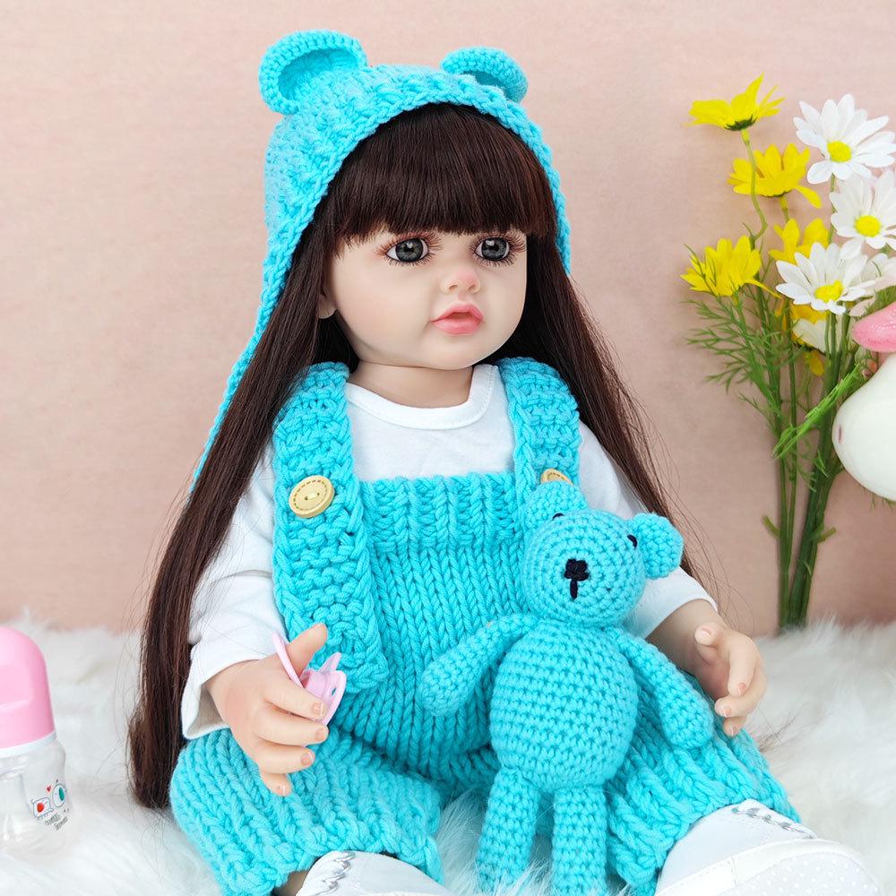 Soft Glue Baby Doll - Dress-Up Princess Gift, Reborn Cute Girl Doll Full Set (Doll + Clothes)
Soft Glue Baby Doll - Dress-Up Princess Gift, Reborn Cute Girl Doll Full Set (Doll + Clothes)