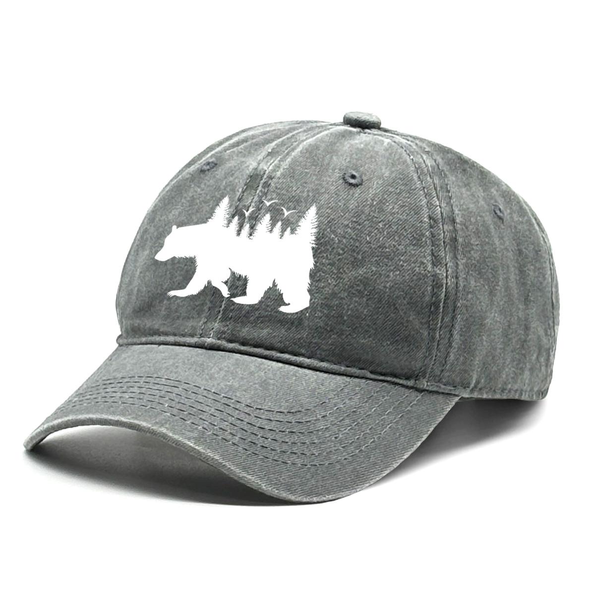 Unisex Washed Cotton Baseball Cap Sun Hat White Bear Print Trucker Cap Fit Raw Brim Snapback Baseball Caps One Size Fits All сірий
Unisex Washed Cotton Baseball Cap Sun Hat White Bear Print Trucker Cap Fit Raw Brim Snapback Baseball Caps One Size Fits All сірий
