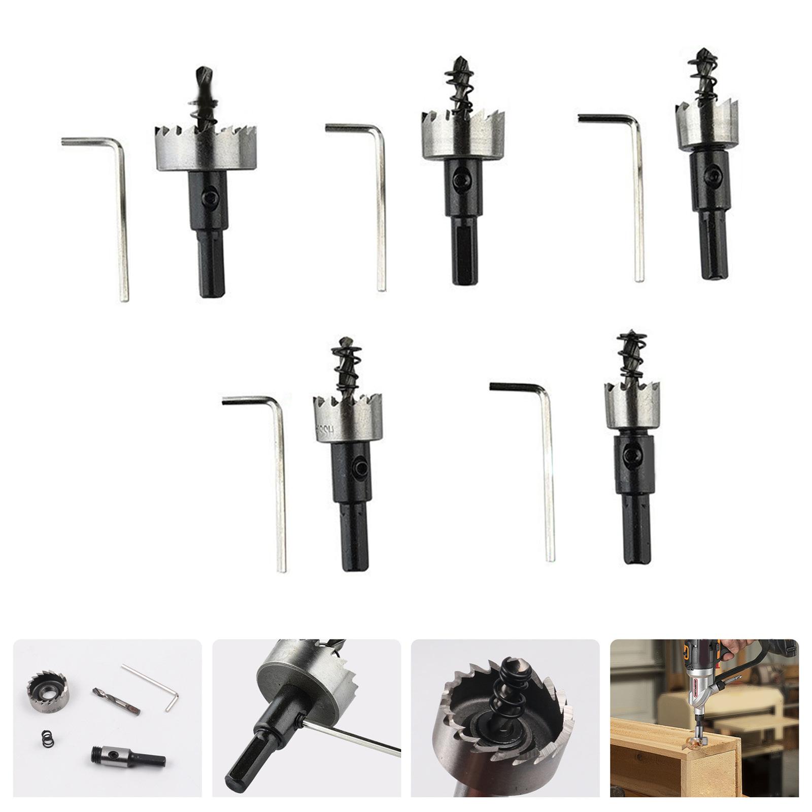 Высокоскоростной стальной кольцевой нож-раскрыватель, 5 шт. 16-30 мм, сверла по металлу для домашнего декора, проекты «сделай сам» золотой 
Высокоскоростной стальной кольцевой нож-раскрыватель, 5 шт. 16-30 мм, сверла по металлу для домашнего декора, проекты «сделай сам» золотой