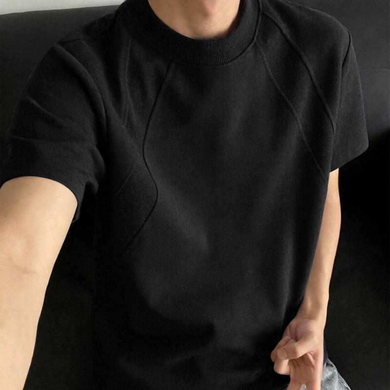 Men Crew Neck Short Sleeve T Shirt With Stitched Panel Slim Fit Casual Daily Tops M
Men Crew Neck Short Sleeve T Shirt With Stitched Panel Slim Fit Casual Daily Tops M