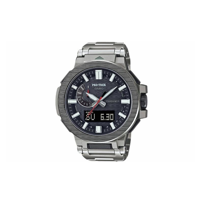 Casio PRO TREK Series-Disc Dual Display Quartz Movement Titanium Strap Japanese and Korean Watch Men s Watch Black Dial PRX-8001YT-7JF чёрный
Casio PRO TREK Series-Disc Dual Display Quartz Movement Titanium Strap Japanese and Korean Watch Men s Watch Black Dial PRX-8001YT-7JF чёрный