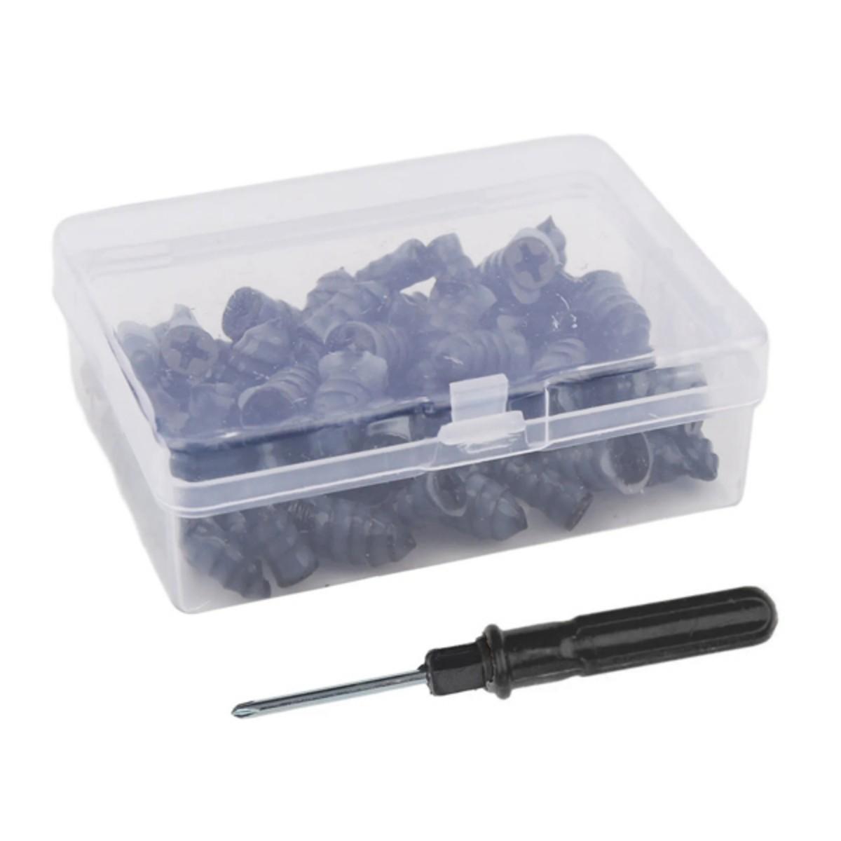 60pcs Tire Repair Kit DIY Flat Tire Repair Car Truck Motorcycle Home Plug Patch Rubber Nail Set Car Tire Accessories чорний
60pcs Tire Repair Kit DIY Flat Tire Repair Car Truck Motorcycle Home Plug Patch Rubber Nail Set Car Tire Accessories чорний