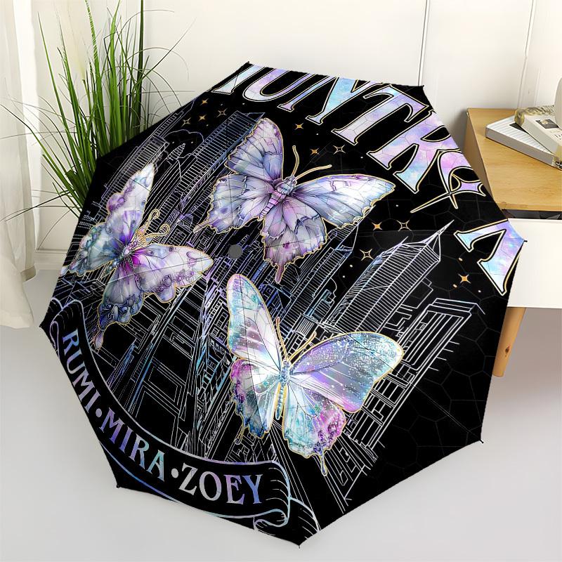 1pc Butterfly Cityscape Night Sky Umbrella with Plastic Handle,Suitable for All Seasons Home Travel Outdoor UmbrellaFP098
1pc Butterfly Cityscape Night Sky Umbrella with Plastic Handle,Suitable for All Seasons Home Travel Outdoor UmbrellaFP098