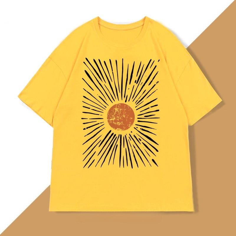 Sunburst Vintage T-Shirt Unisex WOMEN Oversized Tee Shirt Sunshine Graphic Tees Cotton Short Sleeve Round Neck Tshirt Streetwear 4XL
Sunburst Vintage T-Shirt Unisex WOMEN Oversized Tee Shirt Sunshine Graphic Tees Cotton Short Sleeve Round Neck Tshirt Streetwear 4XL
