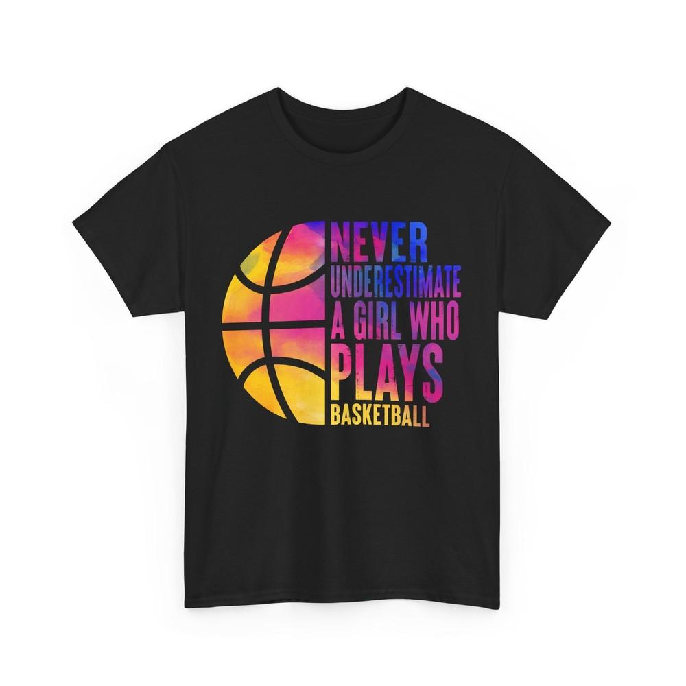 Basketball Girl Shirt, Never Underestimate A Girl Who Plays Basketball Shirt 2XL
Basketball Girl Shirt, Never Underestimate A Girl Who Plays Basketball Shirt 2XL