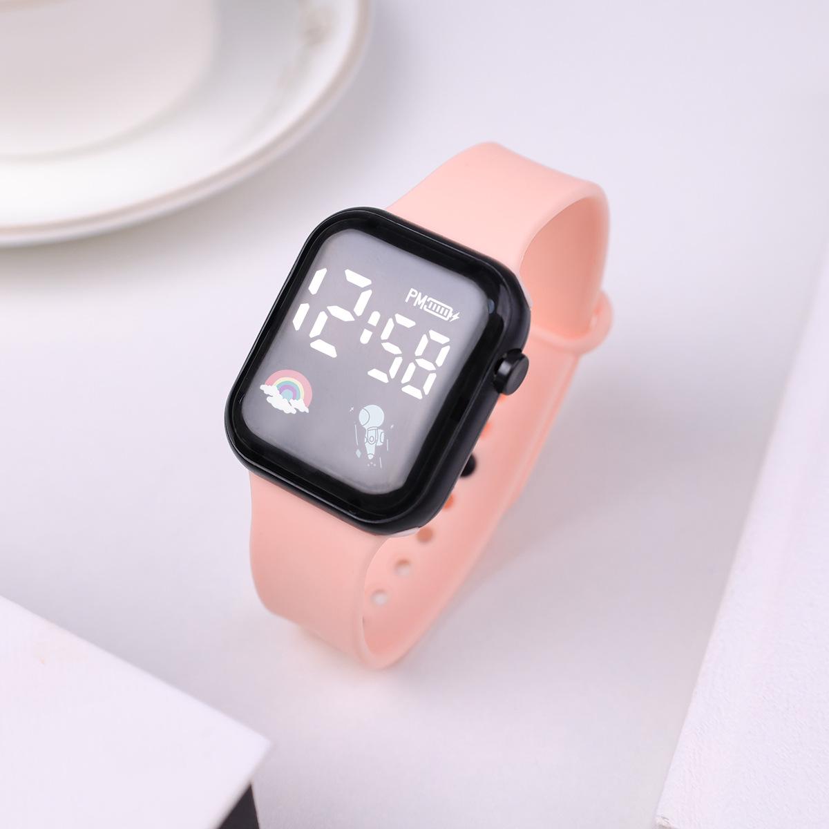 Y1 Astronaut LED Waterproof Digital Sports Watch - Square Design for Students
Y1 Astronaut LED Waterproof Digital Sports Watch - Square Design for Students