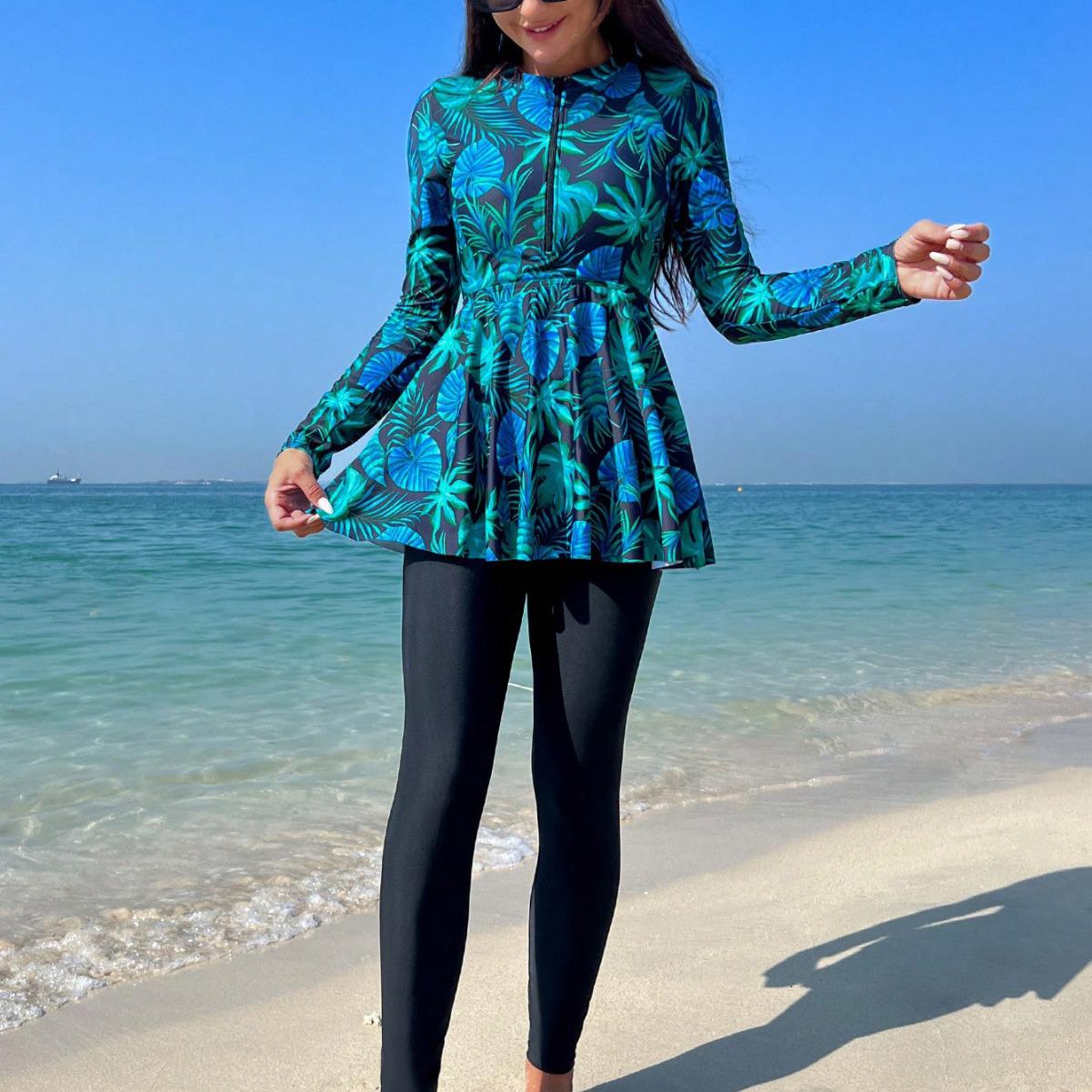 Консервативный купальник-тройка с кленовым листом: Модный, Подчеркивающий фигуру и Защищающий от солнца L
Консервативный купальник-тройка с кленовым листом: Модный, Подчеркивающий фигуру и Защищающий от солнца L