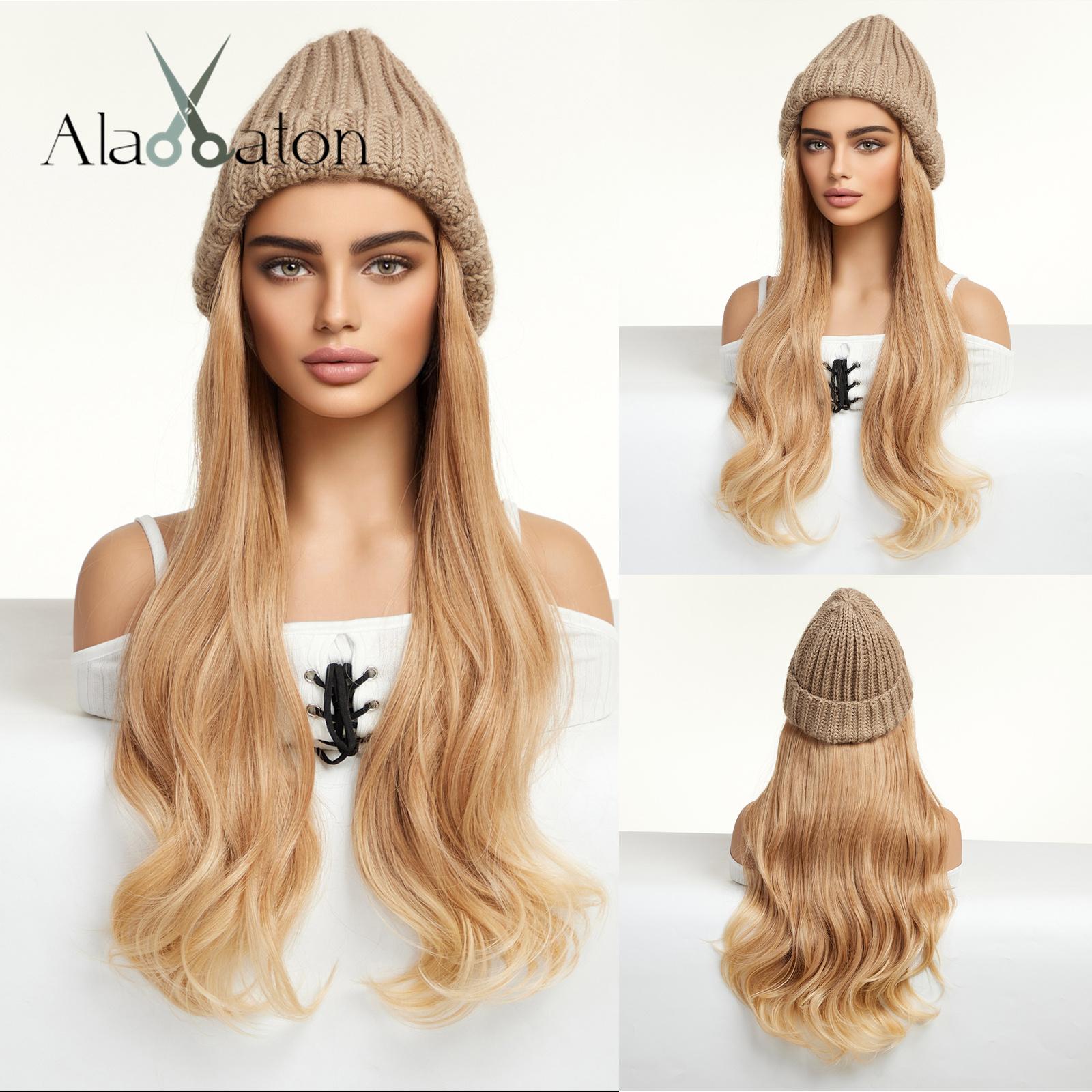 ALAN EATON Hat Wigs Cap with Hair Straight Natural Black Color Connect Winter Knitted Beanie Synthetic Hair Women Daily Party High Temperature
ALAN EATON Hat Wigs Cap with Hair Straight Natural Black Color Connect Winter Knitted Beanie Synthetic Hair Women Daily Party High Temperature
