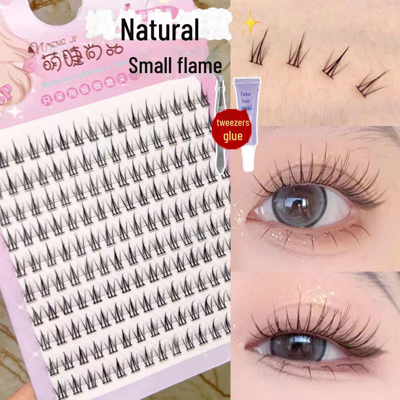 Накладные ресницы Mengji Shangpin Mini Flame Lash Extensions - черный стержень, 10 рядов, естественный изгиб, сегментированный в стиле комиксов
Накладные ресницы Mengji Shangpin Mini Flame Lash Extensions - черный стержень, 10 рядов, естественный изгиб, сегментированный в стиле комиксов