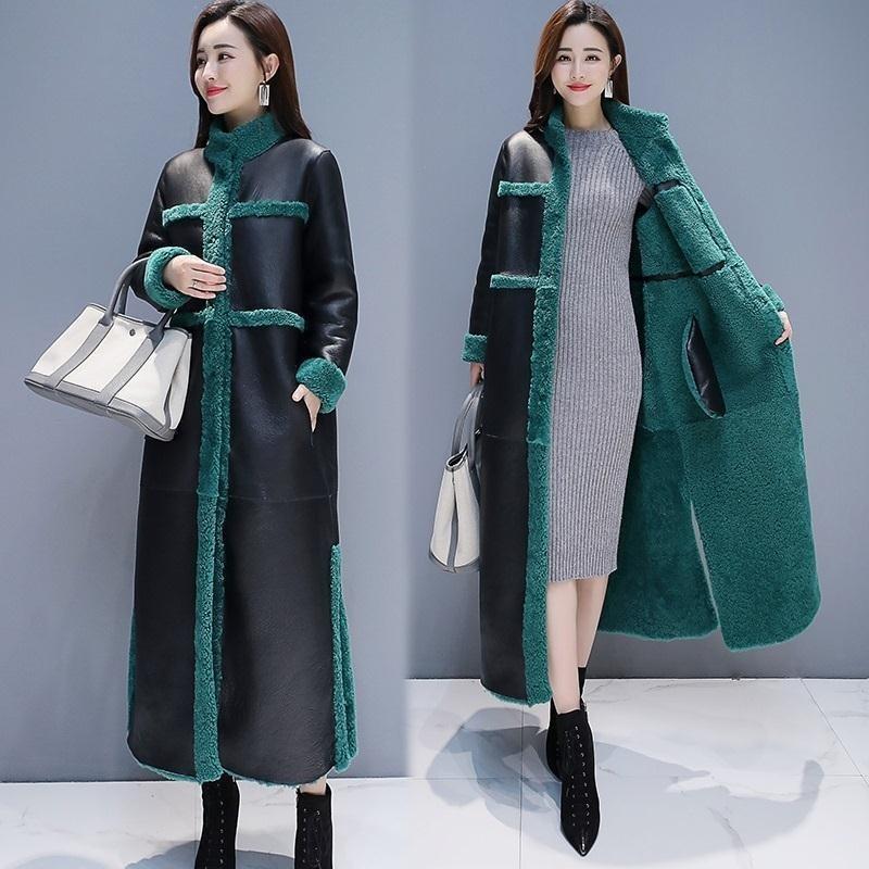 Двустороннее пальто из овечьей шерсти, женская зимняя одежда, новое утолщенное пальто из цельного меха, женское длинное ниже колена M чёрный
Двустороннее пальто из овечьей шерсти, женская зимняя одежда, новое утолщенное пальто из цельного меха, женское длинное ниже колена M чёрный
