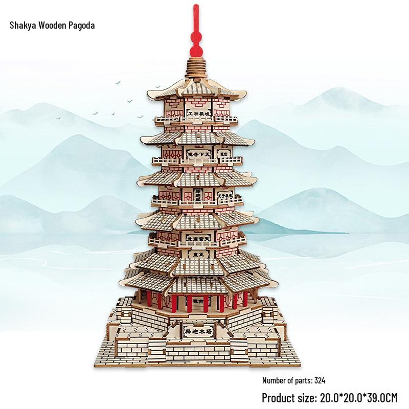 Деревянная 3D-головоломка: Модель древней архитектуры для детского образовательного набора для самостоятельной сборки
Деревянная 3D-головоломка: Модель древней архитектуры для детского образовательного набора для самостоятельной сборки